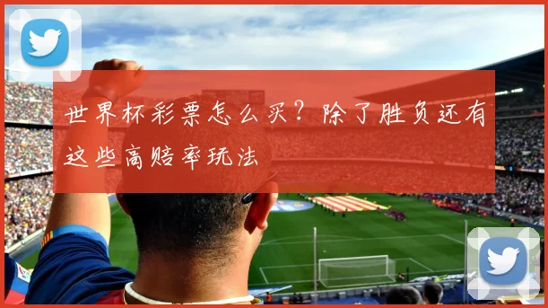 世界杯彩票怎么买？除了胜负还有这些高赔率玩法